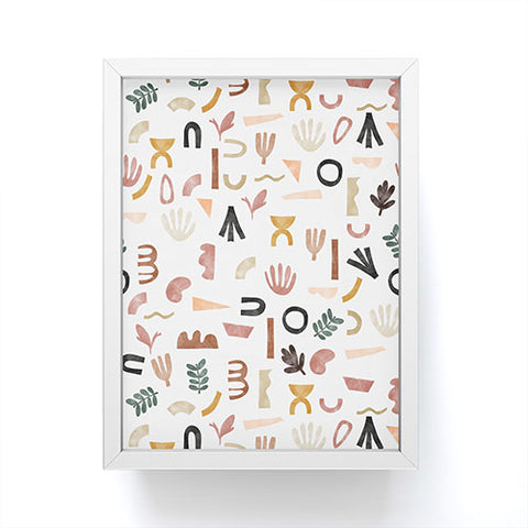 Marta Barragan Camarasa Pattern desert shapes Framed Mini Art Print