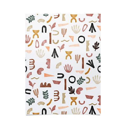 Marta Barragan Camarasa Pattern desert shapes Poster