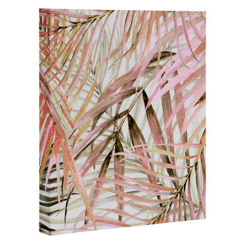 Marta Barragan Camarasa Pink leaf Art Canvas