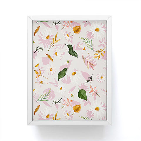 Marta Barragan Camarasa Rain of daisies S Framed Mini Art Print