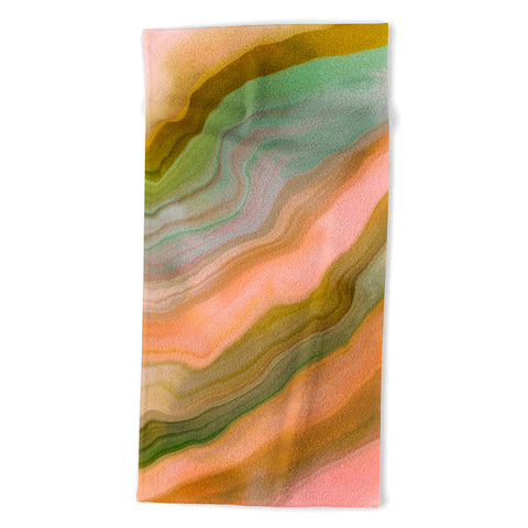 Marta Barragan Camarasa Rustic desert colors I Beach Towel