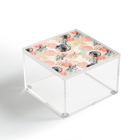 Marta Barragan Camarasa Shapes pastel and textures Acrylic Box