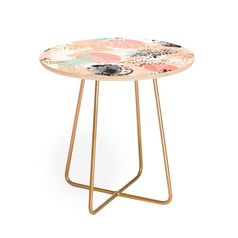 Marta Barragan Camarasa Shapes pastel and textures Round Side Table
