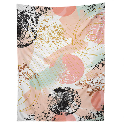 Marta Barragan Camarasa Shapes pastel and textures Tapestry