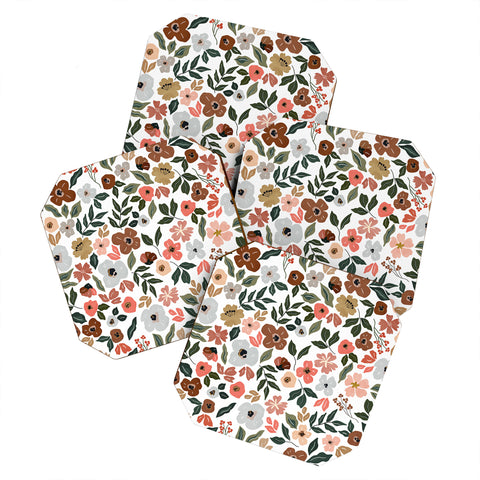 Marta Barragan Camarasa Simple flowery garden 0I Coaster Set