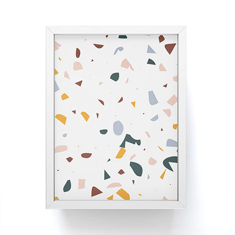 Marta Barragan Camarasa Terrazzo Simple Forms Framed Mini Art Print