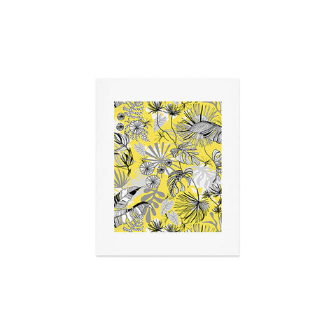 Marta Barragan Camarasa Tropical gray ya yellow Art Print