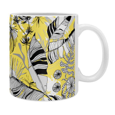Marta Barragan Camarasa Tropical gray ya yellow Coffee Mug