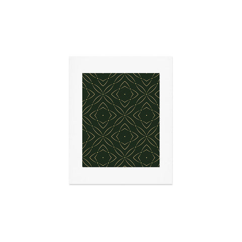Marta Barragan Camarasa Vintage emerald pattern Art Print