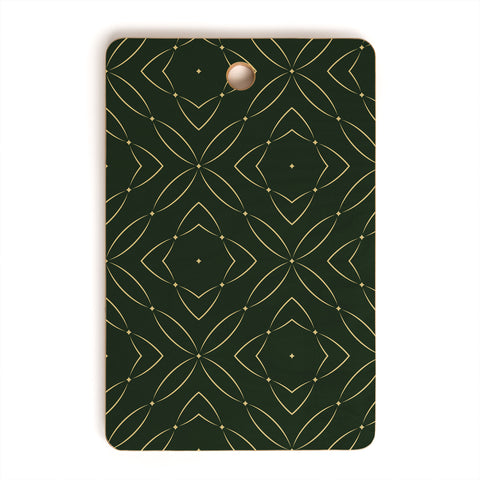 Marta Barragan Camarasa Vintage emerald pattern Cutting Board Rectangle