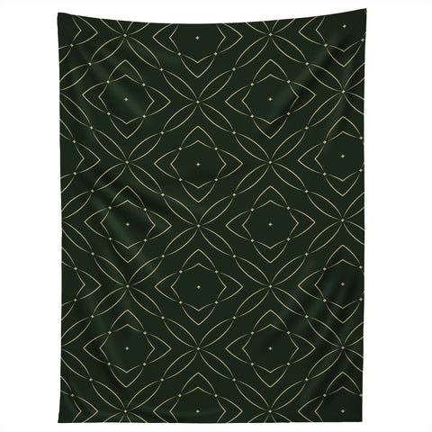 Marta Barragan Camarasa Vintage emerald pattern Tapestry