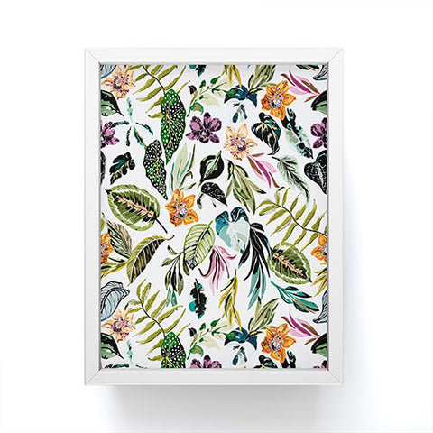 Marta Barragan Camarasa Wild colorful jungle FN5 Framed Mini Art Print