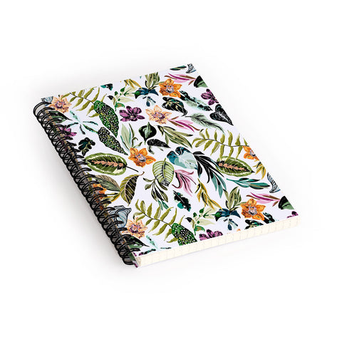 Marta Barragan Camarasa Wild colorful jungle FN5 Spiral Notebook