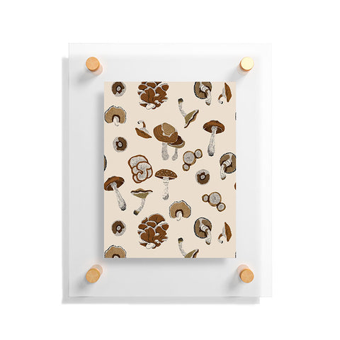 Marta Barragan Camarasa Wild forest mushrooms 2 Floating Acrylic Print