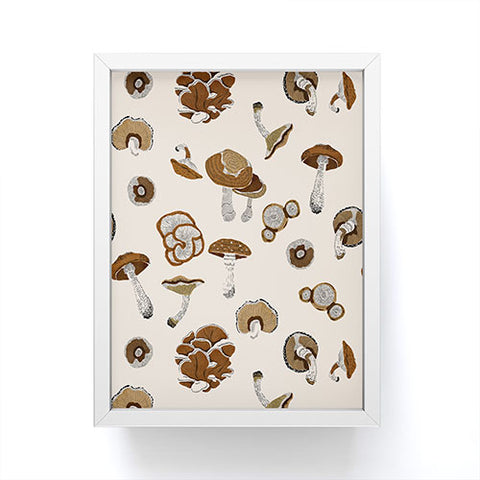 Marta Barragan Camarasa Wild forest mushrooms 2 Framed Mini Art Print