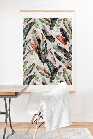 Marta Barragan Camarasa Winter palm trees Art Print And Hanger