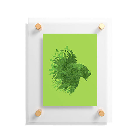 Martin Bunyi Beta Green Floating Acrylic Print