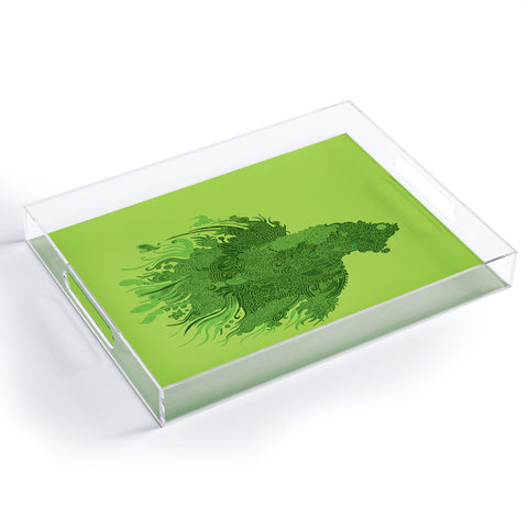 Martin Bunyi Beta Green Acrylic Tray