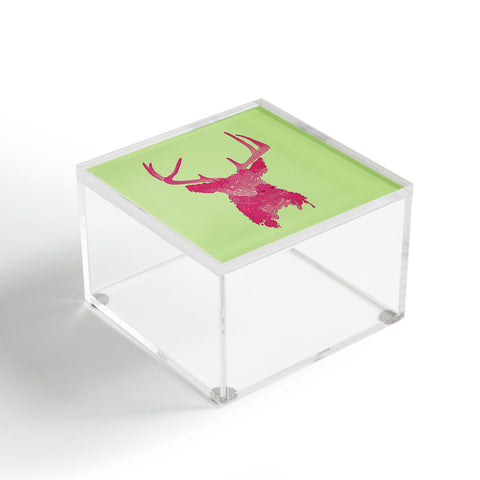 Martin Bunyi Deerhead Pink Acrylic Box
