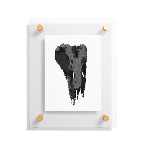 Martin Bunyi Elephant Gray Floating Acrylic Print