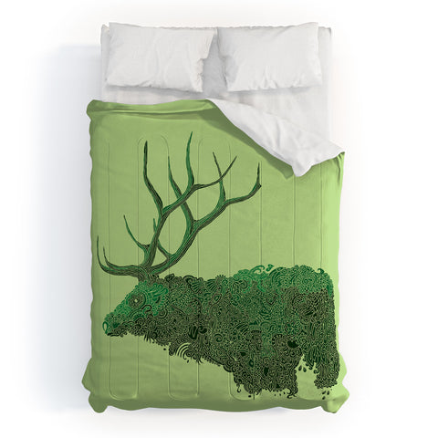 Martin Bunyi Elk Green Comforter