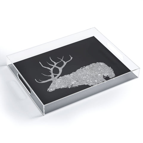 Martin Bunyi Elk White Acrylic Tray