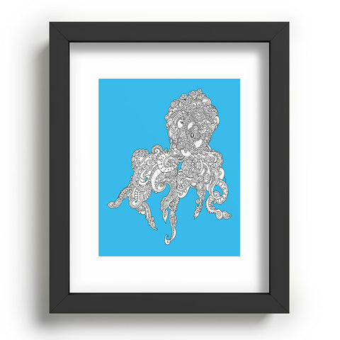 Martin Bunyi Octopus Blue Recessed Framing Rectangle
