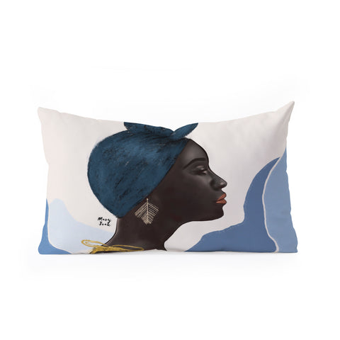mary joak When You Stand Oblong Throw Pillow
