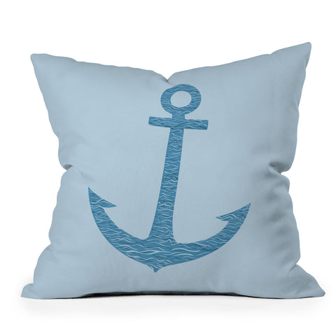 Matt Leyen Anchors Awaves Throw Pillow