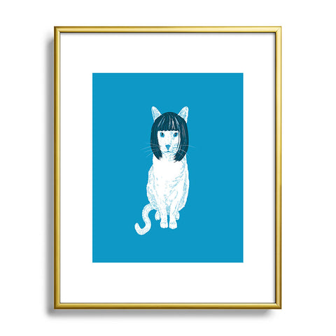 Matt Leyen Bobcat Metal Framed Art Print