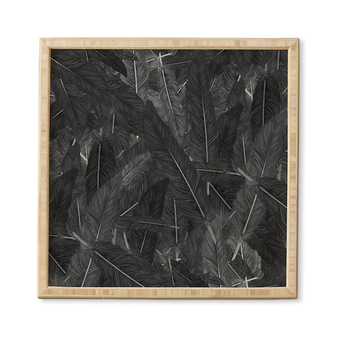 Matt Leyen Feathered Dark Framed Wall Art