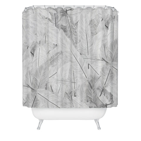 Matt Leyen Feathered Light Shower Curtain