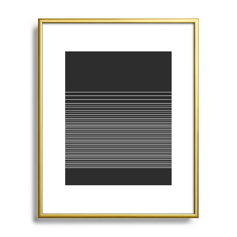 Matt Leyen Gradient Dark Metal Framed Art Print