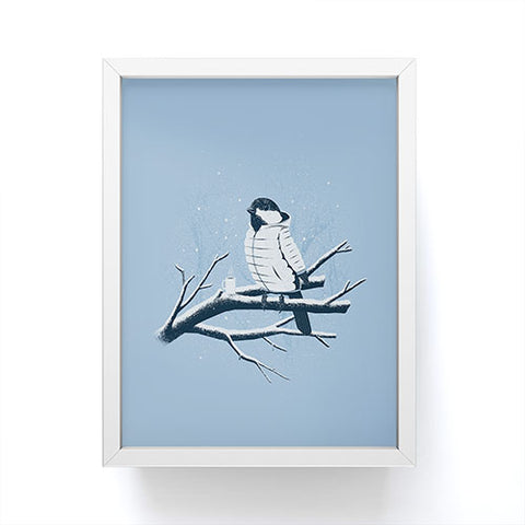 Matt Leyen North For The Winter Blue Framed Mini Art Print