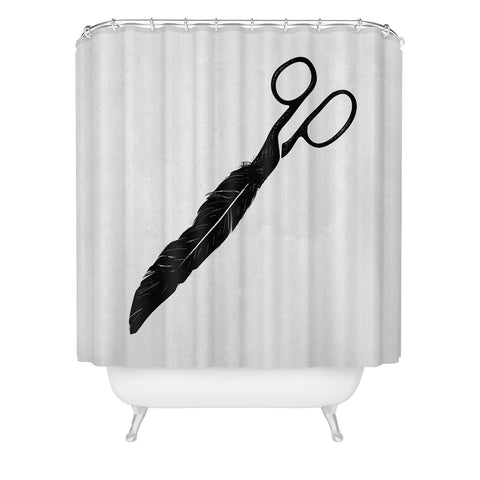 Matt Leyen Sharp Shower Curtain