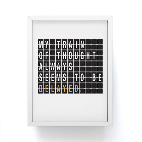 Matt Leyen Train Of Thought Framed Mini Art Print