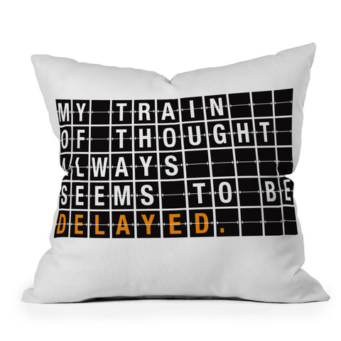 Matt Leyen Train Of Thought Throw Pillow