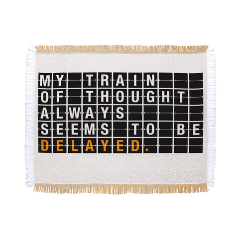 Matt Leyen Train Of Thought Throw Blanket