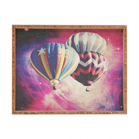 Maybe Sparrow Photography Balloons In Space Rectangular Tray