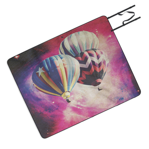 Maybe Sparrow Photography Balloons In Space Picnic Blanket