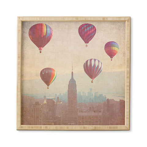 Maybe Sparrow Photography Balloons Over Midtown Framed Wall Art