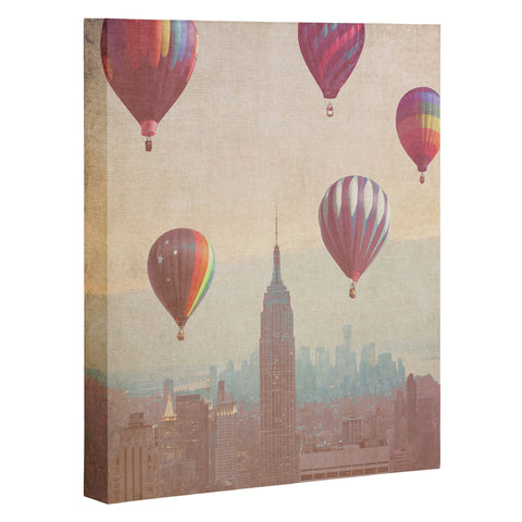 Maybe Sparrow Photography Balloons Over Midtown Art Canvas
