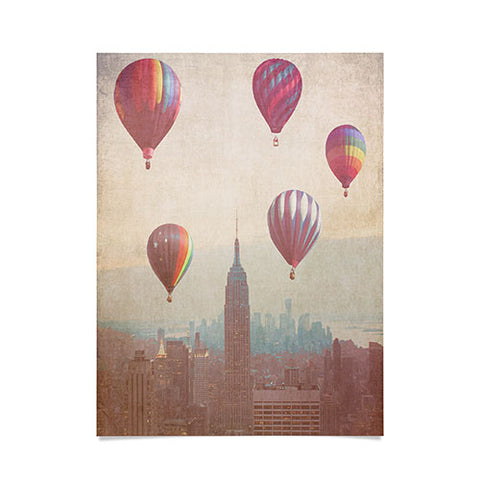 Maybe Sparrow Photography Balloons Over Midtown Poster