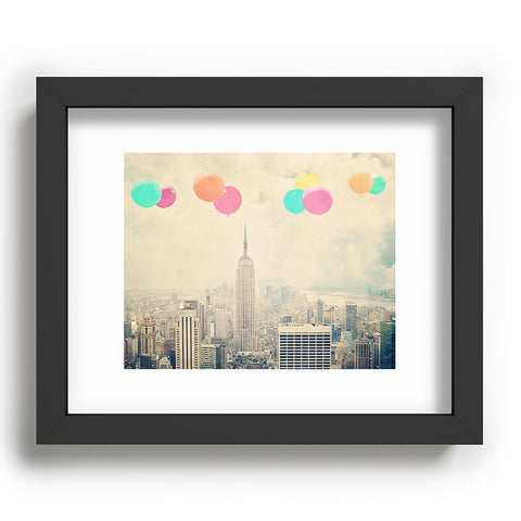 Maybe Sparrow Photography Balloons Over The City Recessed Framing Rectangle