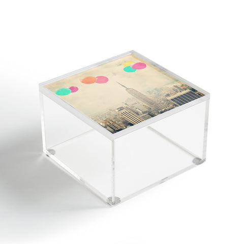 Maybe Sparrow Photography Balloons Over The City Acrylic Box