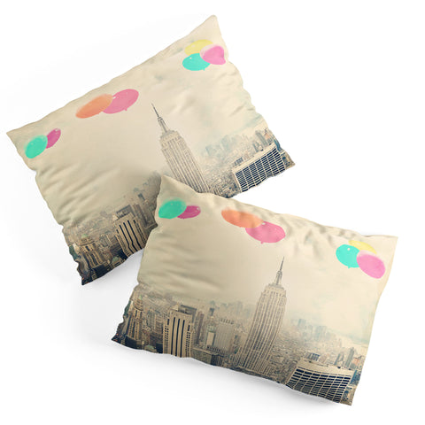 Maybe Sparrow Photography Balloons Over The City Pillow Shams