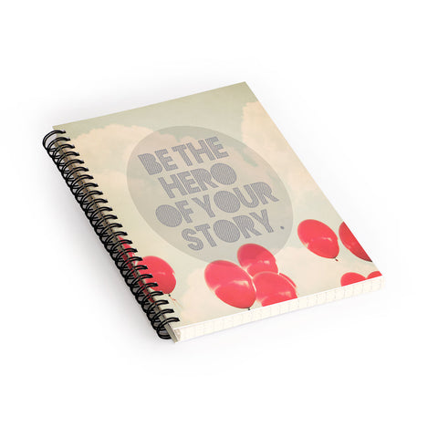 Maybe Sparrow Photography Be The Hero Spiral Notebook
