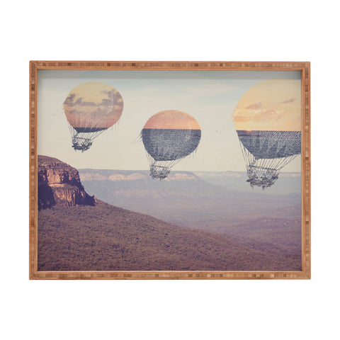 Maybe Sparrow Photography Canyon Balloons Rectangular Tray