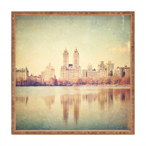 Maybe Sparrow Photography Central Park Mirror Square Tray