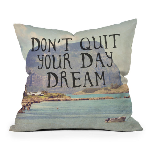 Maybe Sparrow Photography Day Dream Throw Pillow